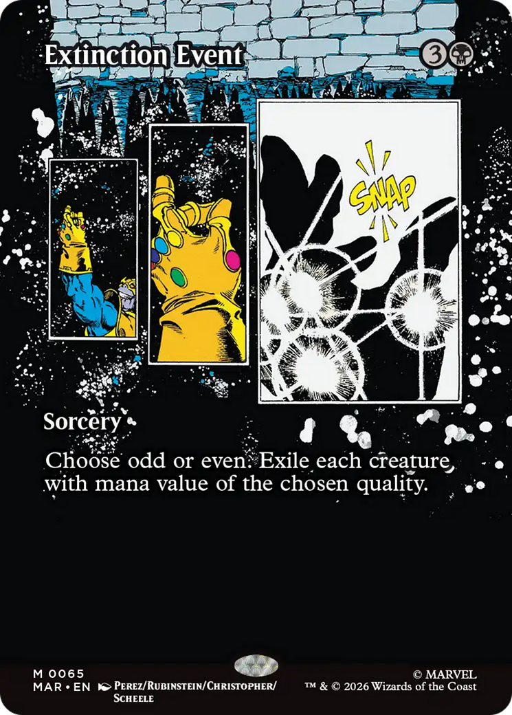Extinction Event (Borderless) [Marvel Universe: Eternal-Legal] Foil