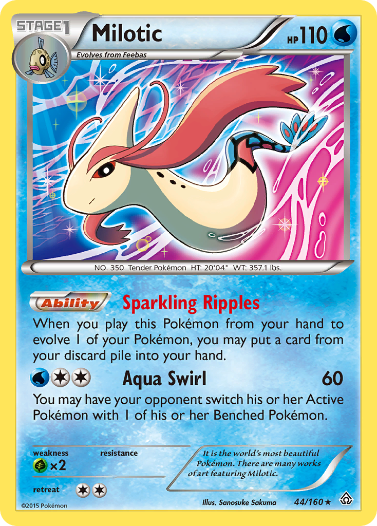 Milotic (44/160) [XY: Primal Clash] Reverse Holofoil