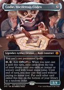 Codie, Vociferous Codex (Borderless) [Secrets of Strixhaven Special Guests] Foil