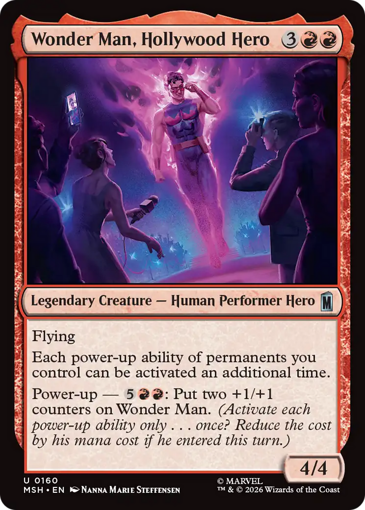 Wonder Man, Hollywood Hero [Marvel Super Heroes] Foil
