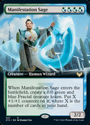 Manifestation Sage (Extended Art) [Strixhaven: School of Mages] Foil