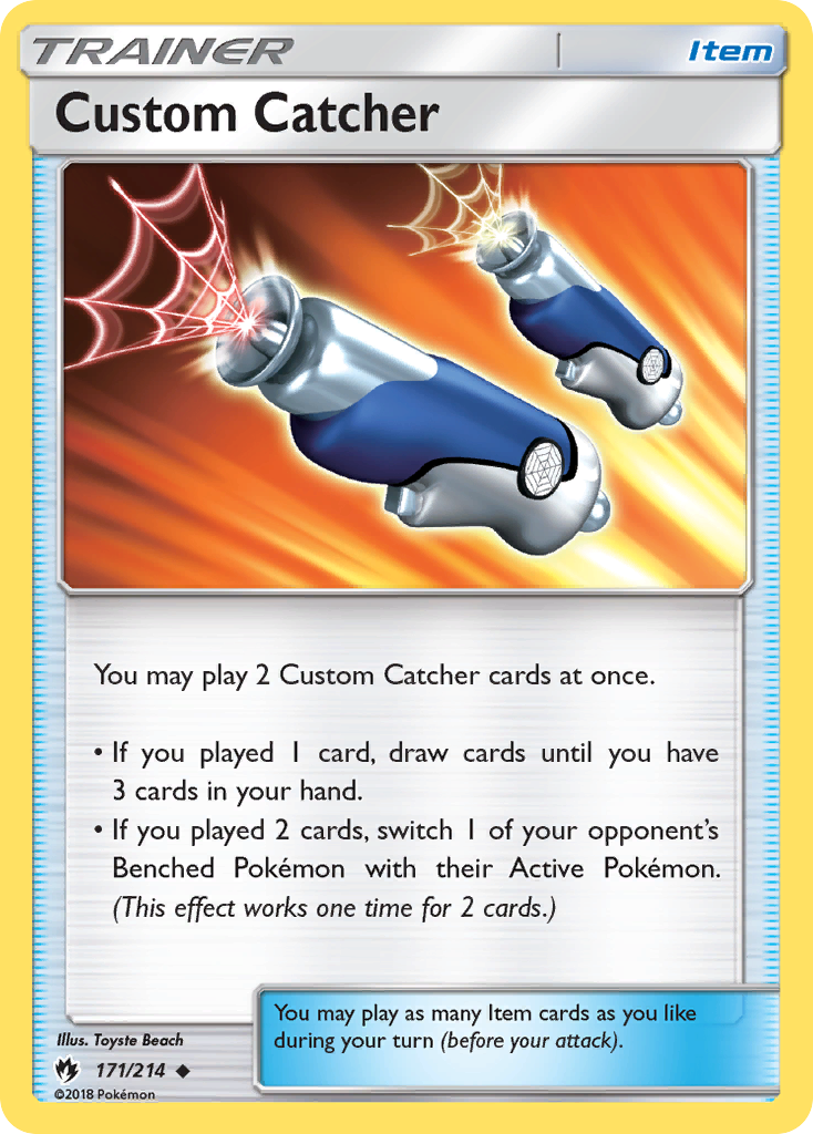 Custom Catcher (171/214) [Sun & Moon: Lost Thunder] Reverse Holofoil