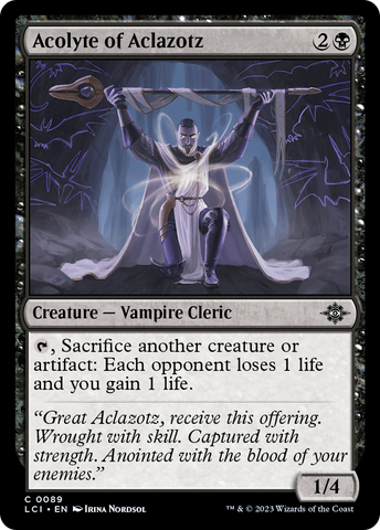Acolyte of Aclazotz [The Lost Caverns of Ixalan] Foil