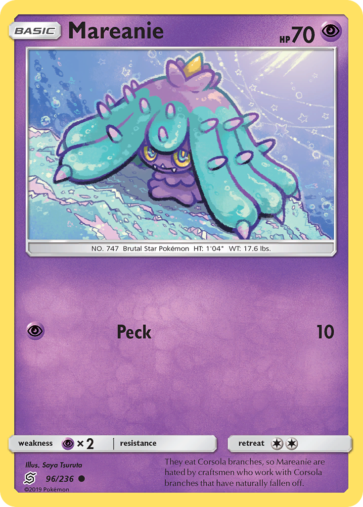 Mareanie (96/236) [Sun & Moon: Unified Minds] Reverse Holofoil