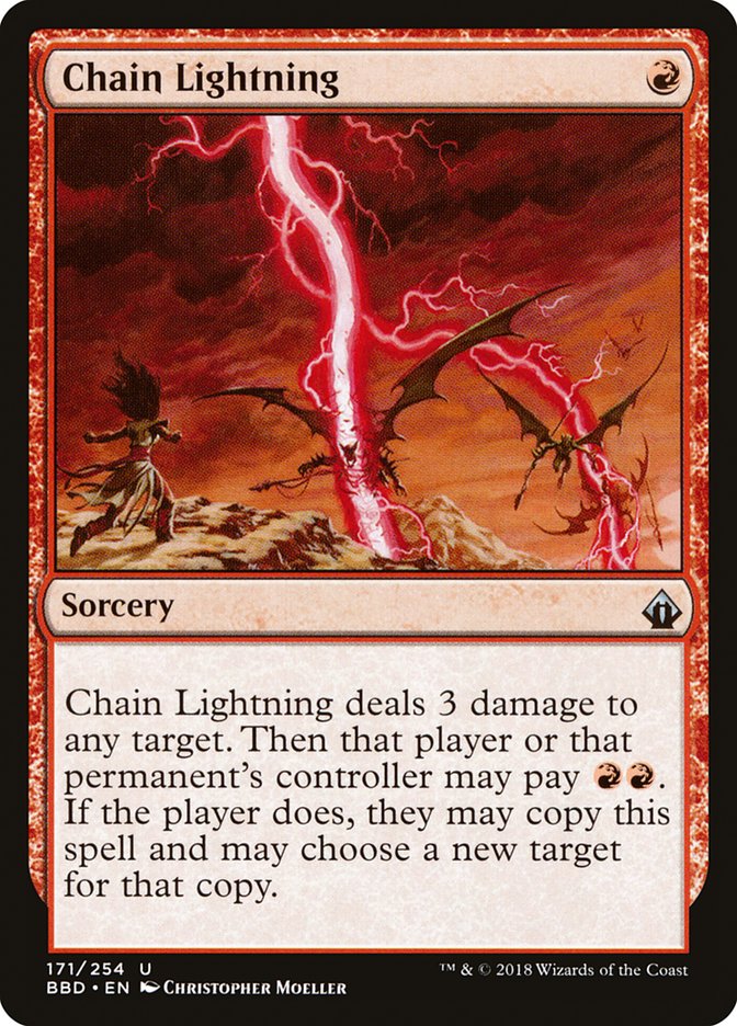 Chain Lightning [Battlebond] Foil