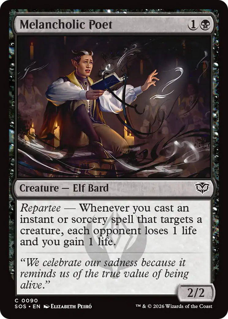 Melancholic Poet [Secrets of Strixhaven] Foil