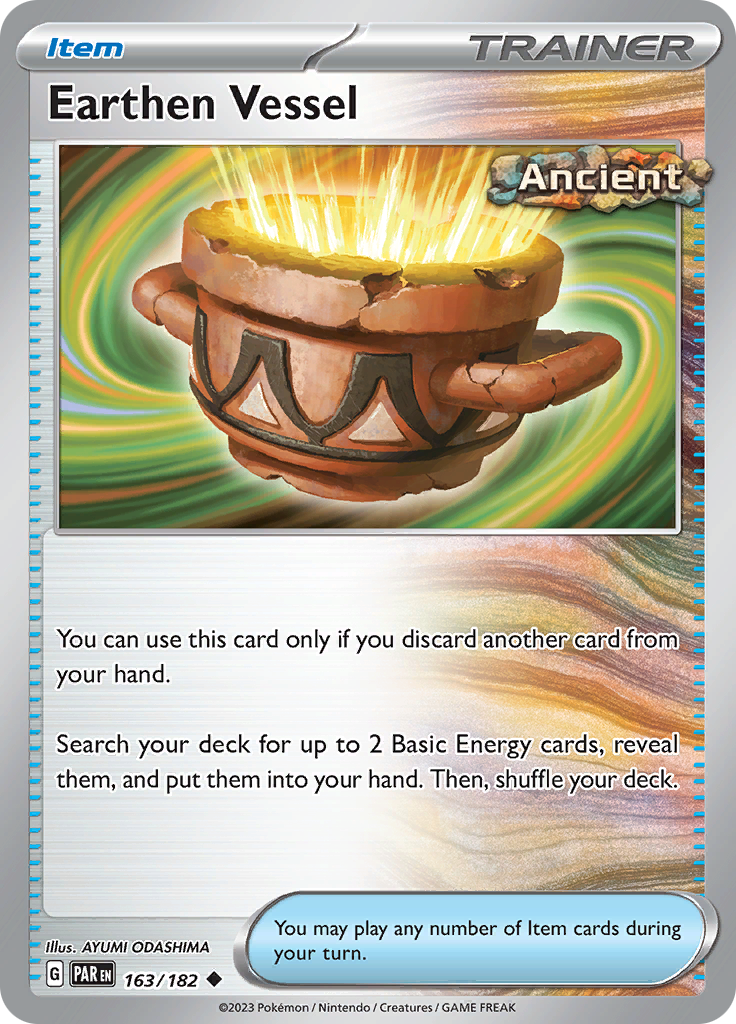 Earthen Vessel (163/182) [Scarlet & Violet: Paradox Rift] Reverse Holofoil