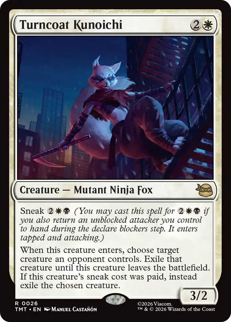 Turncoat Kunoichi [Teenage Mutant Ninja Turtles] Foil