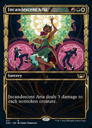 Incandescent Aria (Showcase Golden Age) [Streets of New Capenna] Foil