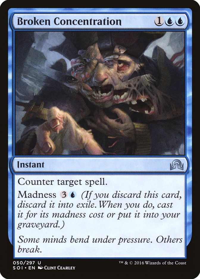 Broken Concentration [Shadows over Innistrad] Foil