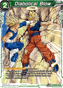 Diabolical Blow (BT14-088) [Cross Spirits] Parallel Foil