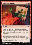 Unsubtle Mockery [Secrets of Strixhaven] Foil