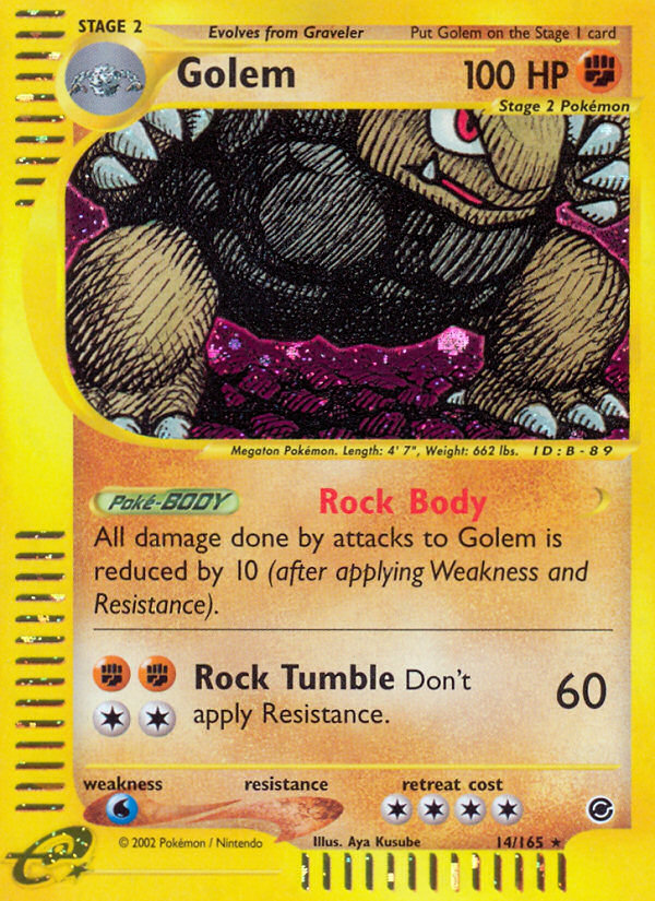 Golem (14/165) [Expedition: Base Set] Reverse Holofoil