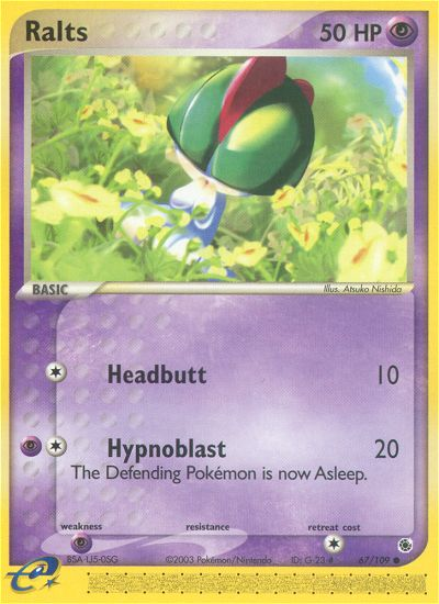 Ralts (67/109) [EX: Ruby & Sapphire] Reverse Holofoil