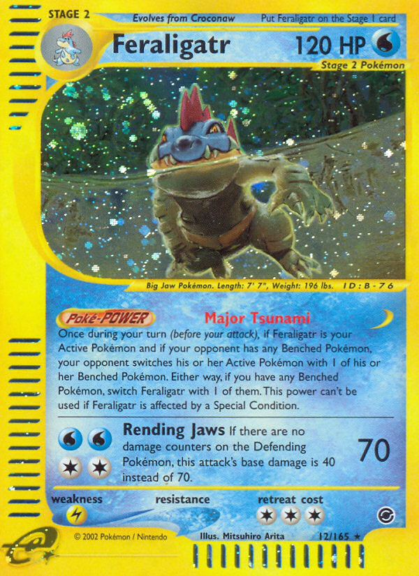Feraligatr (12/165) [Expedition: Base Set] Reverse Holofoil