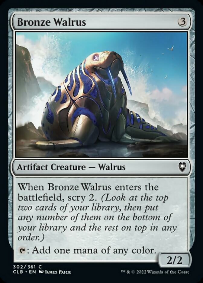 Bronze Walrus [Commander Legends: Battle for Baldur's Gate] Foil