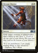 Devout Decree [Core Set 2020] Foil