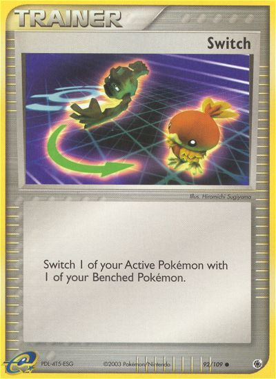 Switch (92/109) [EX: Ruby & Sapphire] Reverse Holofoil