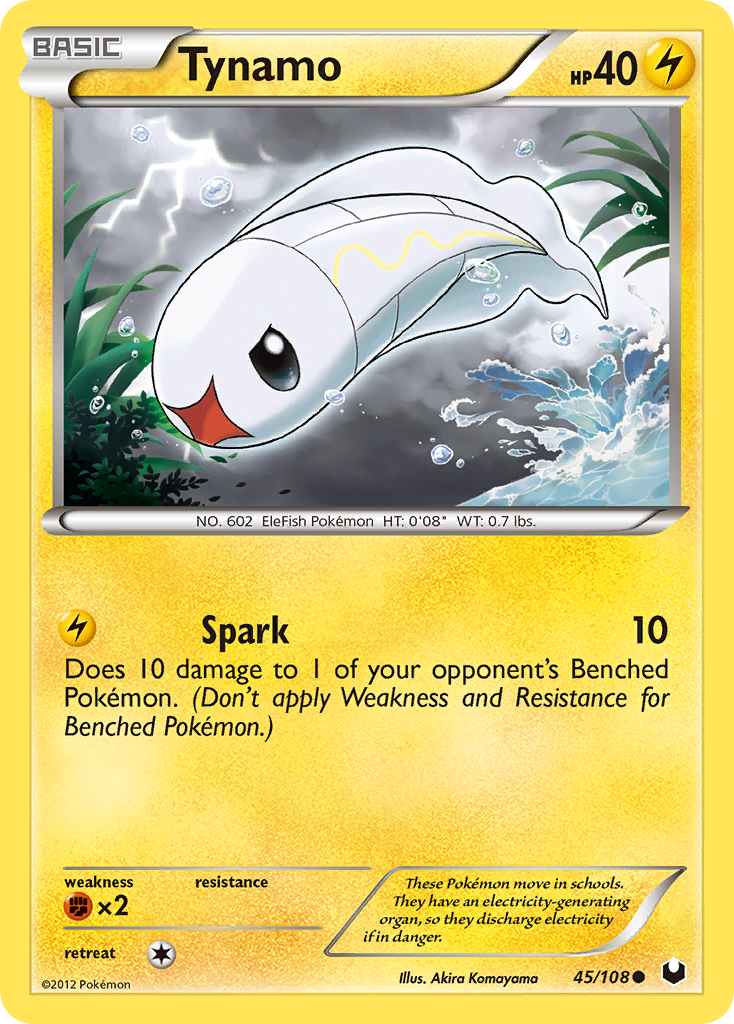 Tynamo (45/108) [Black & White: Dark Explorers] Reverse Holofoil