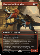 Rampaging Ferocidon (Borderless) [The Lost Caverns of Ixalan Special Guests] Foil