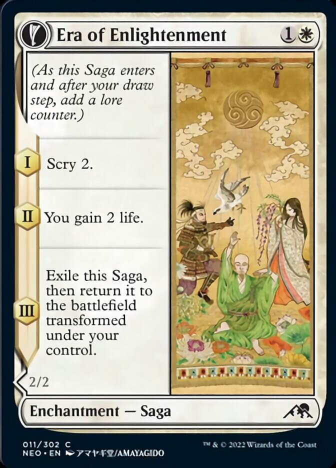 Era of Enlightenment // Hand of Enlightenment [Kamigawa: Neon Dynasty] Foil