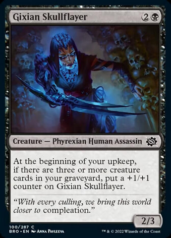 Gixian Skullflayer [The Brothers' War] Foil