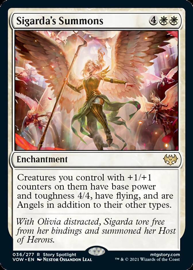 Sigarda's Summons [Innistrad: Crimson Vow] Foil