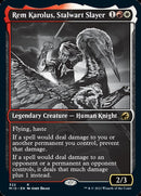 Rem Karolus, Stalwart Slayer (Showcase Eternal Night) [Innistrad: Midnight Hunt] Foil