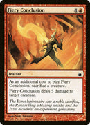 Fiery Conclusion [Ravnica: City of Guilds] Foil