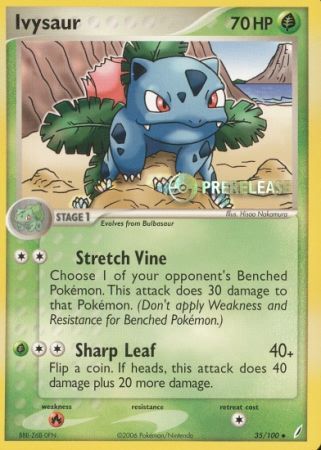 Ivysaur (35/100) (Prerelease Promo) [Nintendo: Black Star Promos] Holofoil
