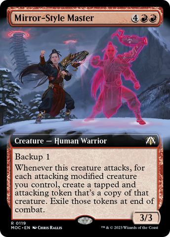 Mirror-Style Master (Extended Art) [March of the Machine Commander] Foil