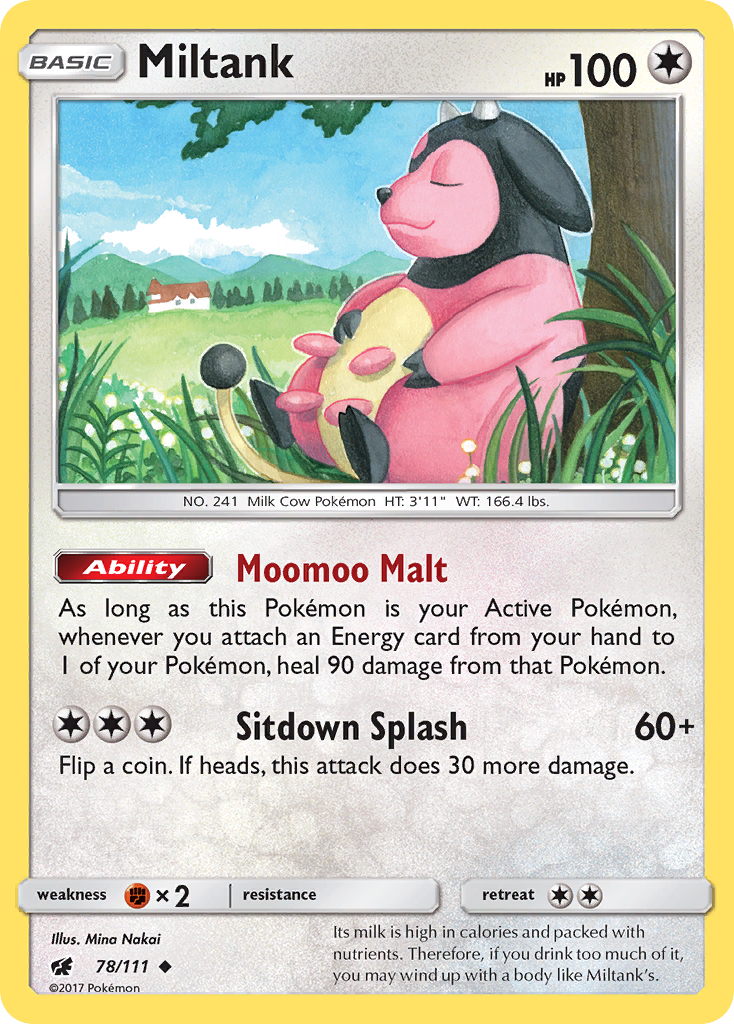 Miltank (78/111) [Sun & Moon: Crimson Invasion] Reverse Holofoil