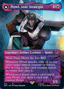 Prowl, Stoic Strategist // Prowl, Pursuit Vehicle (Shattered Glass) [Transformers] Foil