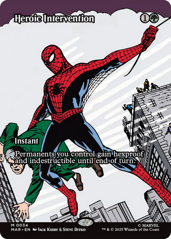 Heroic Intervention (Borderless) [Marvel's Spider-Man: Eternal-Legal] Foil