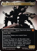Dark Leo & Shredder (Borderless) [Teenage Mutant Ninja Turtles] Foil