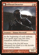 Afflicted Deserter // Werewolf Ransacker [Dark Ascension] Foil