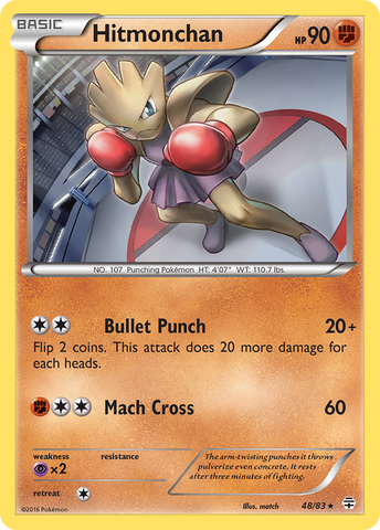 Hitmonchan (48/83) [XY: Generations] Reverse Holofoil