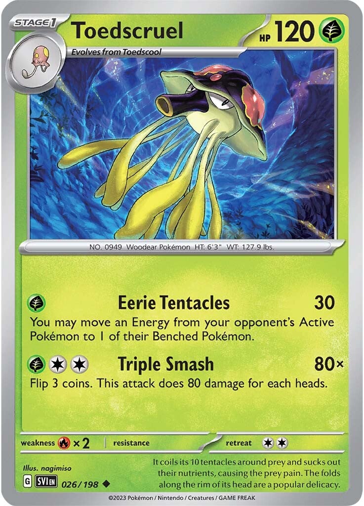 Toedscruel (026/198) [Scarlet & Violet: Base Set] Reverse Holofoil