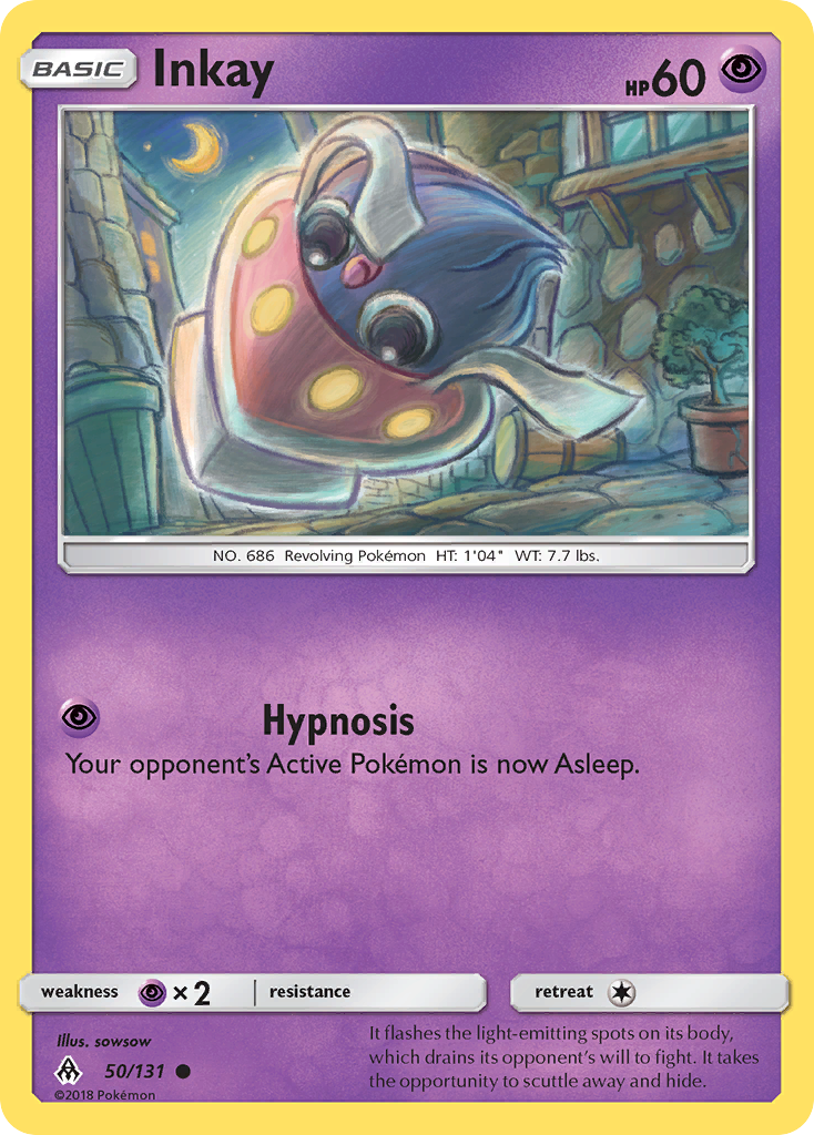 Inkay (50/131) [Sun & Moon: Forbidden Light] Reverse Holofoil