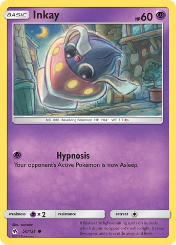 Inkay (50/131) [Sun & Moon: Forbidden Light] Reverse Holofoil