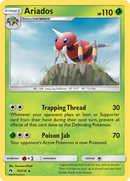 Ariados (10/214) [Sun & Moon: Lost Thunder] Reverse Holofoil