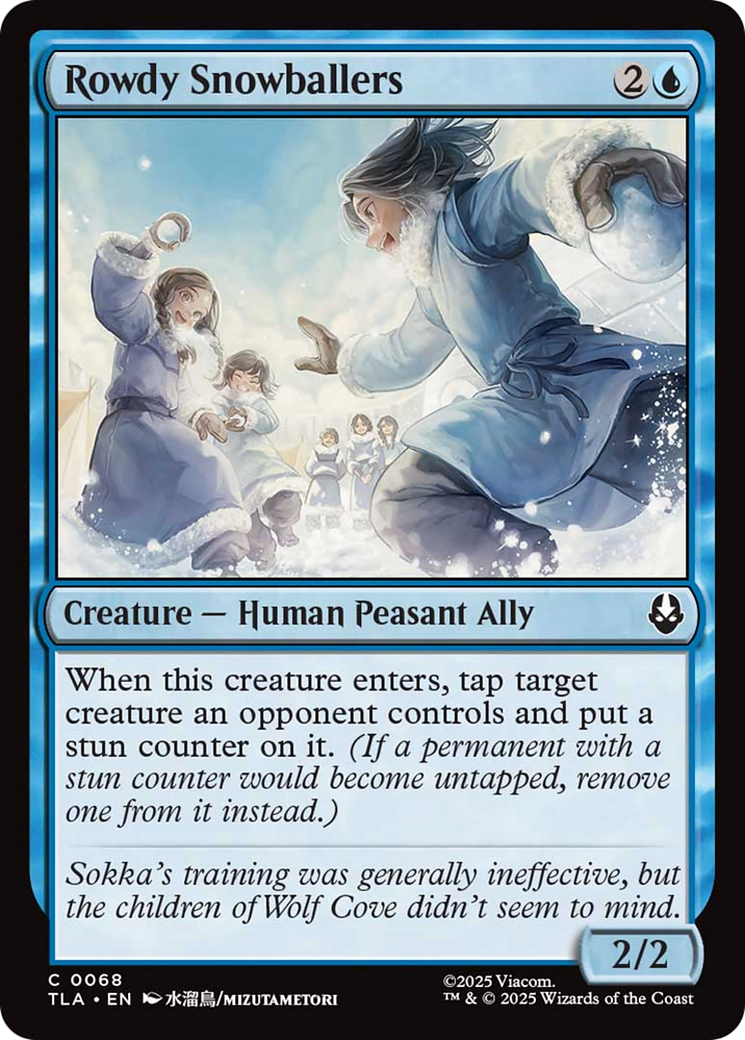 Rowdy Snowballers [Avatar: The Last Airbender] Foil