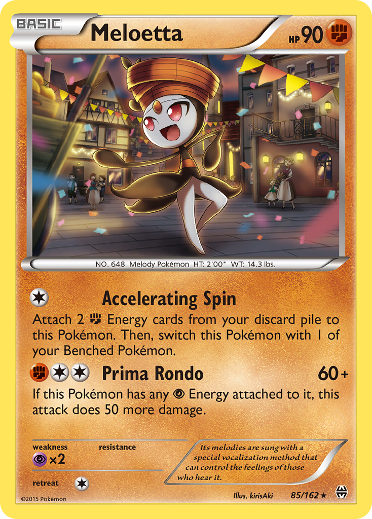 Meloetta (85/162) [XY: BREAKthrough] Reverse Holofoil