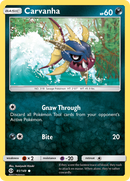 Carvanha (81/149) [Sun & Moon: Base Set] Reverse Holofoil