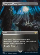 Shattered Sanctum (Borderless Alternate Art) [Innistrad: Crimson Vow] Foil