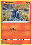 Salandit (027/163) [Sword & Shield: Battle Styles] Reverse Holofoil