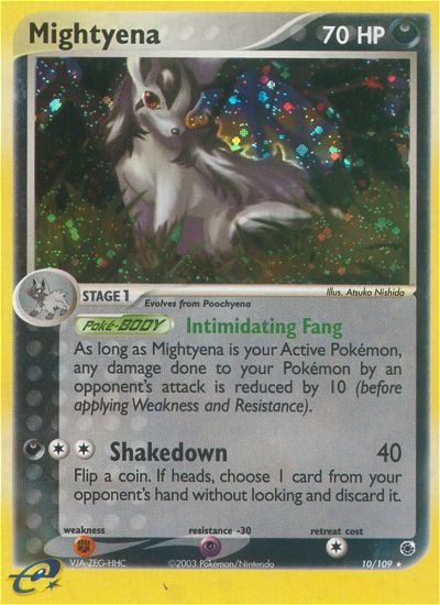 Mightyena (10/109) [EX: Ruby & Sapphire] Reverse Holofoil