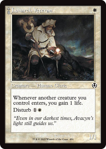 Lunarch Veteran // Luminous Phantom (Retro Frame) [Innistrad Remastered] Foil