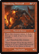Smoldering Werewolf // Erupting Dreadwolf (Retro Frame) [Innistrad Remastered] Foil