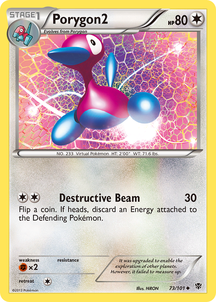 Porygon2 (73/101) [Black & White: Plasma Blast] Reverse Holofoil